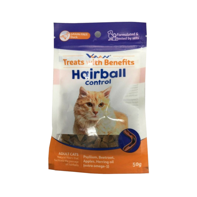 Buy Vvaan Cat Treat Hairball Control 50g at DogMyCats! 